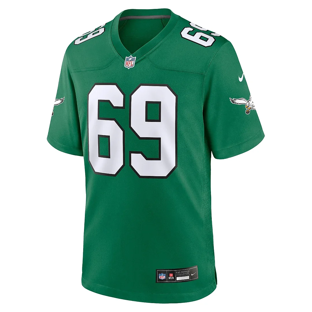 Zennovawear Men's Philadelphia Eagles Landon Dickerson Kelly Green Alternate Game Jersey