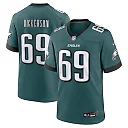 Zennovawear Men's Philadelphia Eagles Landon Dickerson Midnight Green Team Game Jersey