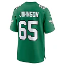 Zennovawear Men's Philadelphia Eagles Lane Johnson Kelly Green Alternate Game Jersey