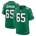 Zennovawear Men's Philadelphia Eagles Lane Johnson Kelly Green Alternate Game Jersey