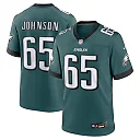 Zennovawear Men's Philadelphia Eagles Lane Johnson Midnight Green Team Game Jersey