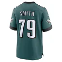 Zennovawear Men's Philadelphia Eagles Lecitus Smith Midnight Green Game Jersey