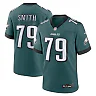 Zennovawear Men's Philadelphia Eagles Lecitus Smith Midnight Green Game Jersey