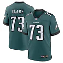Zennovawear Men's Philadelphia Eagles Le'Raven Clark Midnight Green Team Game Jersey
