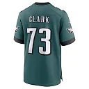Zennovawear Men's Philadelphia Eagles Le'Raven Clark Midnight Green Team Game Jersey