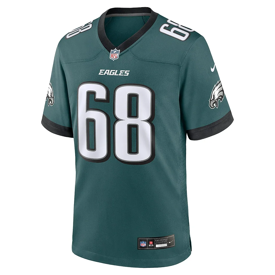 Zennovawear Men's Philadelphia Eagles Mailata Midnight Green Team Game Jersey