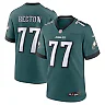 Zennovawear Men's Philadelphia Eagles Mekhi Becton Midnight Green Team Game Jersey