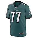 Zennovawear Men's Philadelphia Eagles Mekhi Becton Sr. Midnight Green Game Jersey