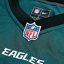 Zennovawear Men's Philadelphia Eagles Midnight Green Super Bowl LIX Custom Game Jersey