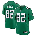 Zennovawear Men's Philadelphia Eagles Mike Quick Kelly Green Alternate Game Jersey