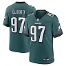 Zennovawear Men's Philadelphia Eagles Moro Ojomo Midnight Green Team Game Jersey