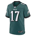 Zennovawear Men's Philadelphia Eagles Nakobe Dean Midnight Green Team Game Jersey