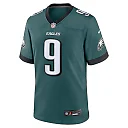 Zennovawear Men's Philadelphia Eagles Nick Foles Midnight Green Team Retired Player Game Jersey