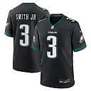 Zennovawear Men's Philadelphia Eagles Nolan Smith Black Alternate Game Jersey