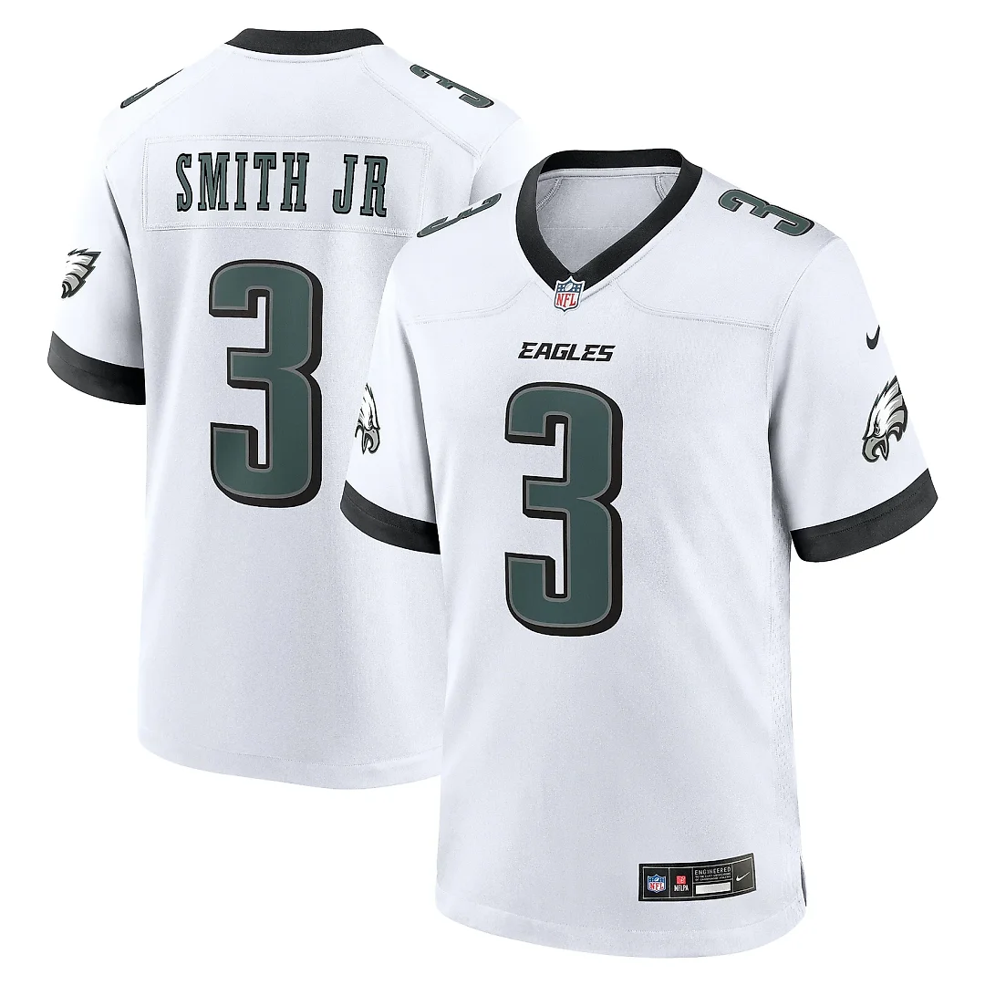 Zennovawear Men's Philadelphia Eagles Nolan Smith White White Game Jersey