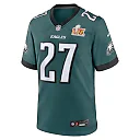 Zennovawear Men's Philadelphia Eagles Quinyon Mitchell Midnight Green Super Bowl LIX Game Player Jersey
