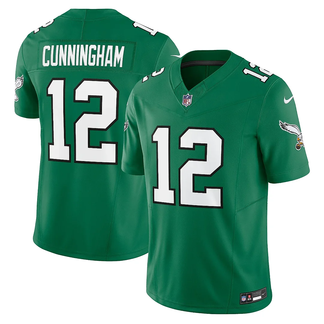 Zennovawear Men's Philadelphia Eagles Randall Cunningham Kelly Green Alternate Vapor F.U.S.E. Limited Jersey
