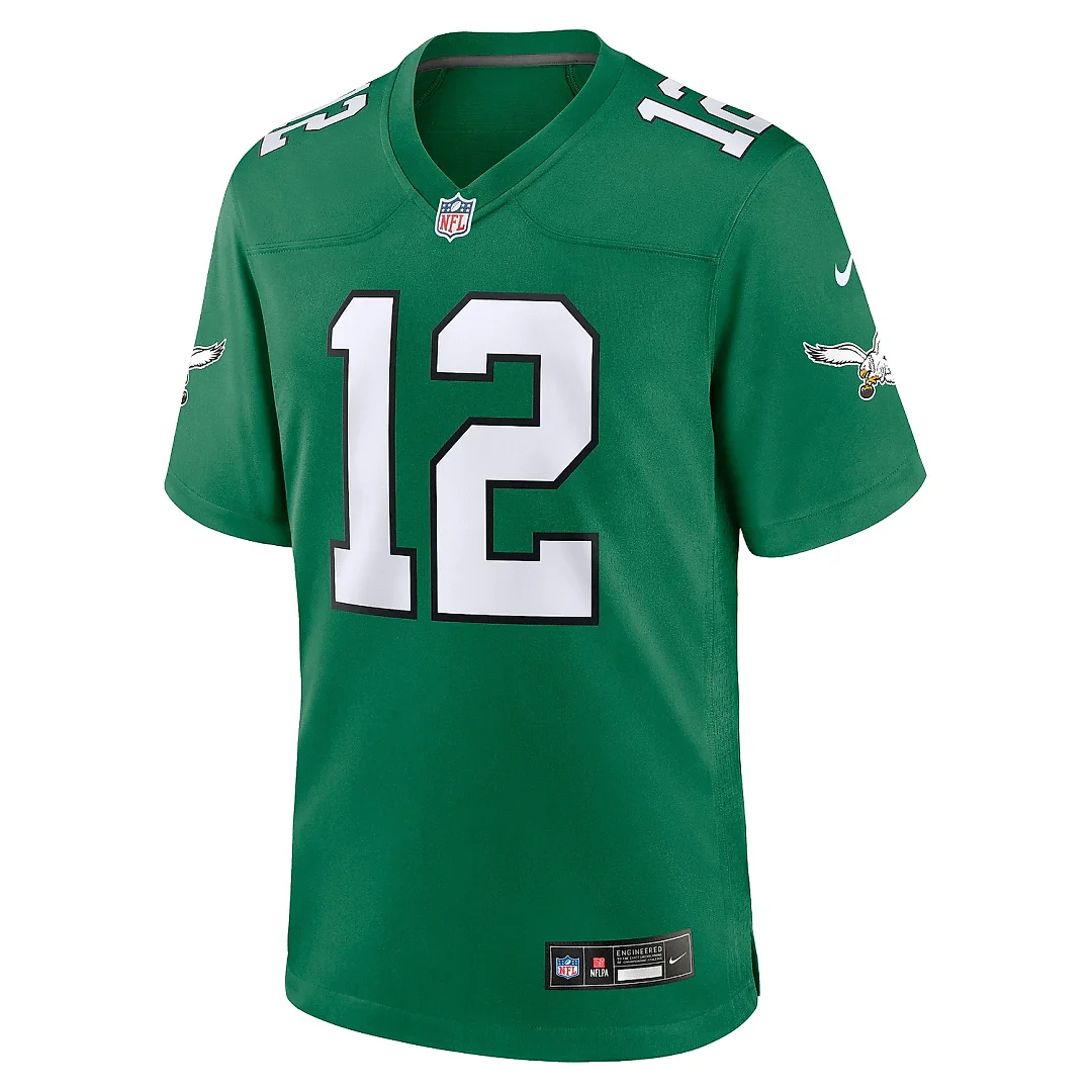 Zennovawear Men's Philadelphia Eagles Randall Cunningham Kelly Green Alternate Retired Player Game Jersey