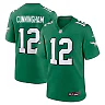 Zennovawear Men's Philadelphia Eagles Randall Cunningham Kelly Green Alternate Retired Player Game Jersey