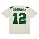 Zennovawear Men's Philadelphia Eagles Randall Cunningham Mitchell & Ness Cream Chainstitch Legacy Jersey