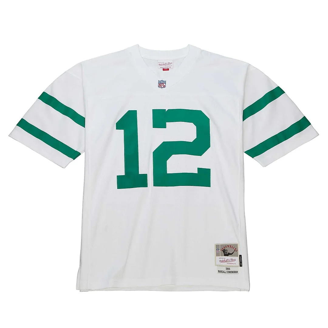 Zennovawear Men's Philadelphia Eagles Randall Cunningham Mitchell & Ness White Legacy Jersey