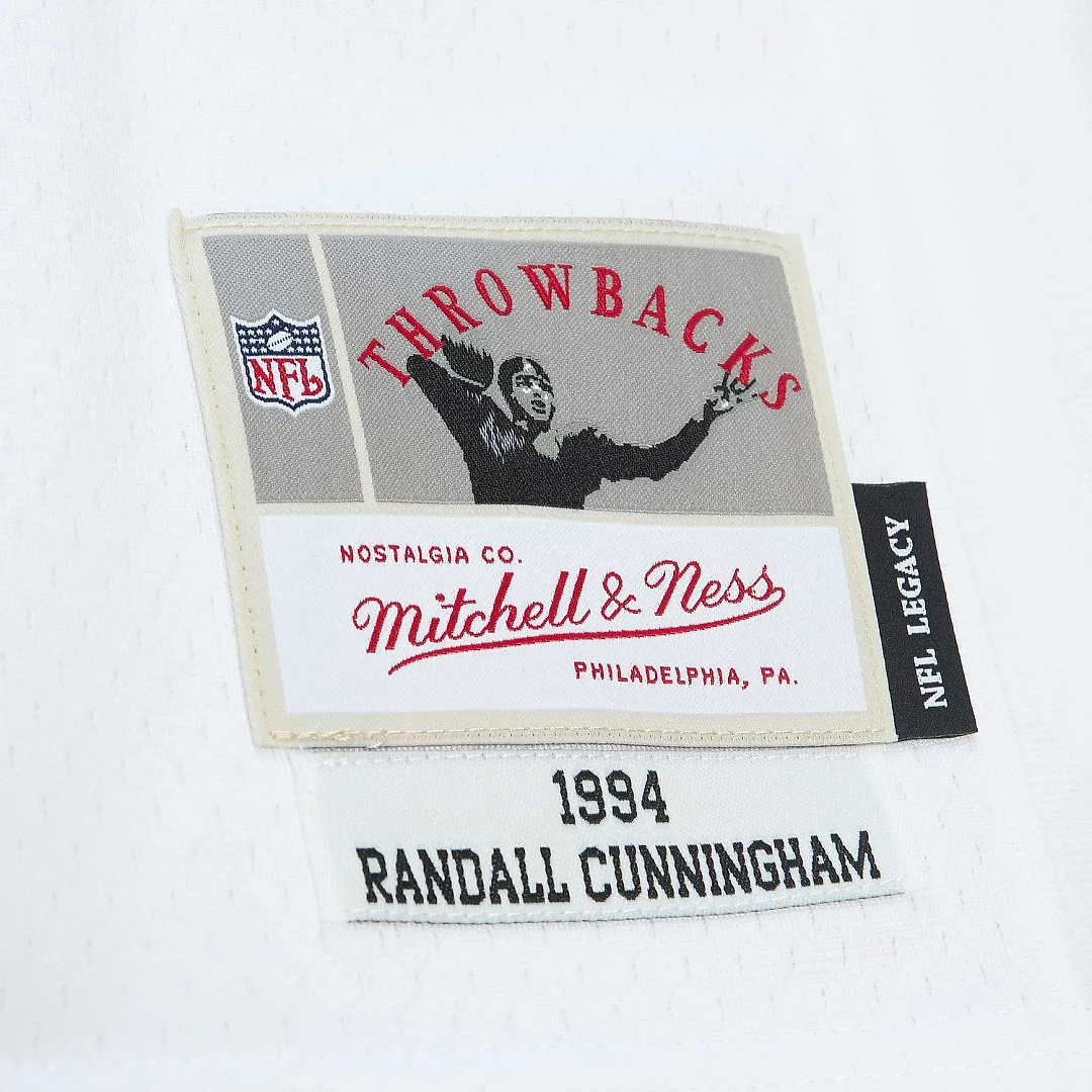 Zennovawear Men's Philadelphia Eagles Randall Cunningham Mitchell & Ness White Legacy Jersey