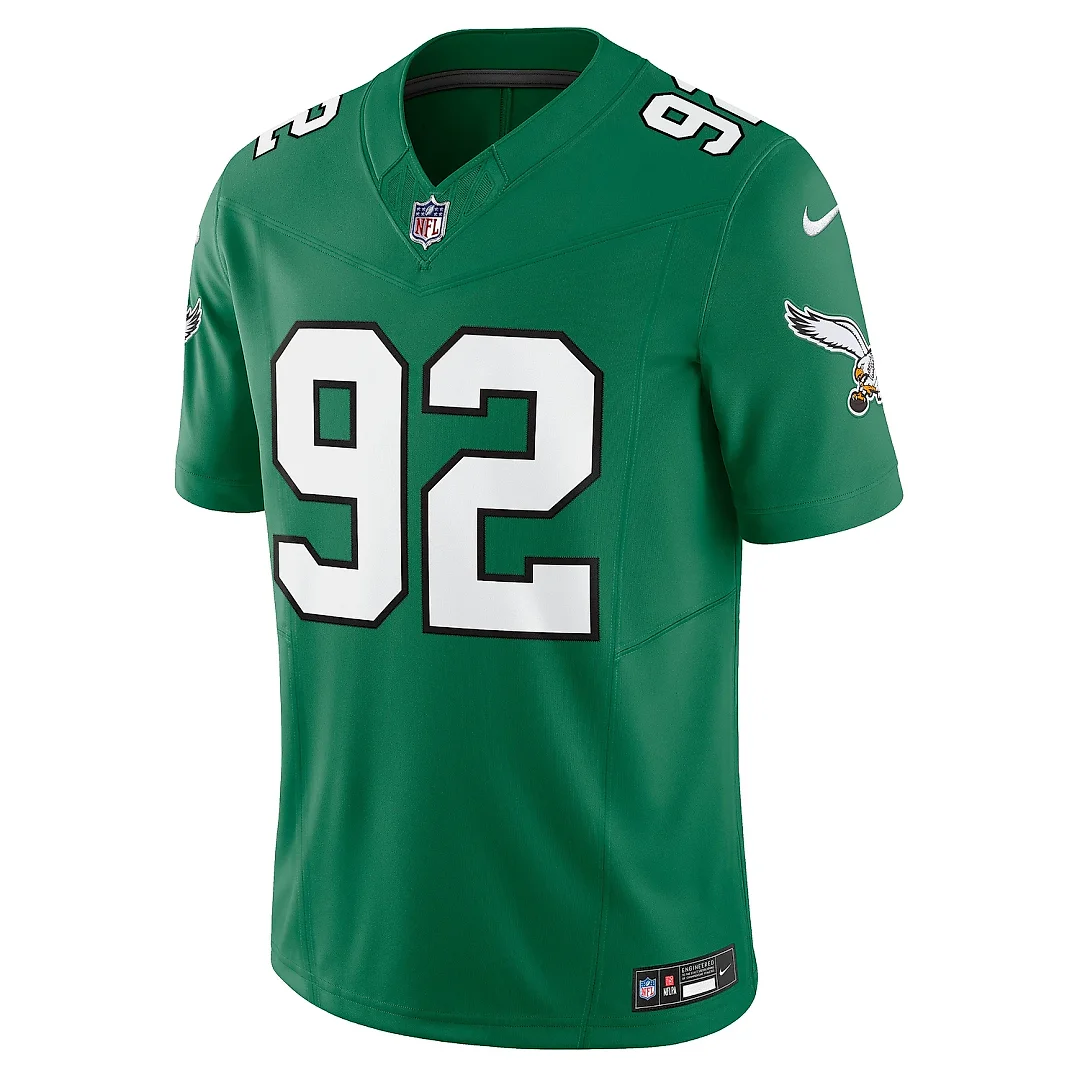 Zennovawear Men's Philadelphia Eagles Reggie White Kelly Green Alternate Vapor F.U.S.E. Limited Jersey