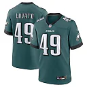 Zennovawear Men's Philadelphia Eagles Rick Lovato Midnight Green Team Game Jersey