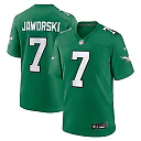 Zennovawear Men's Philadelphia Eagles Ron Jaworski Kelly Green Alternate Game Jersey