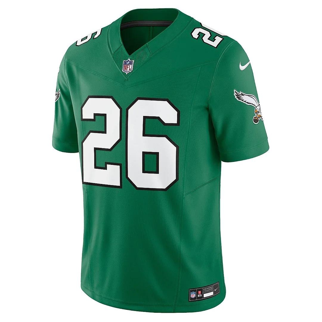 Zennovawear Men's Philadelphia Eagles Saquon Barkley Kelly Green Alternate Vapor F.U.S.E. Limited Jersey