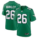 Zennovawear Men's Philadelphia Eagles Saquon Barkley Kelly Green Alternate Game Jersey