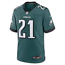 Zennovawear Men's Philadelphia Eagles Sydney Brown Midnight Green Team Game Jersey