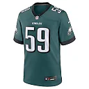 Zennovawear Men's Philadelphia Eagles Thomas Booker IV Midnight Green Team Game Jersey
