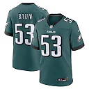 Zennovawear Men's Philadelphia Eagles Zack Baun Midnight Green Game Jersey