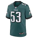 Zennovawear Men's Philadelphia Eagles Zack Baun Midnight Green Game Jersey