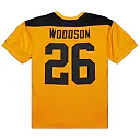 Zennovawear Men's Pittsburgh Steelers 1994 Rod Woodson Mitchell & Ness Gold Throwback Retired Player Jersey