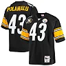 Zennovawear Men's Pittsburgh Steelers 2007 Troy Polamalu Mitchell & Ness Black Throwback Retired Player Jersey