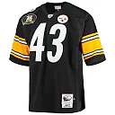 Zennovawear Men's Pittsburgh Steelers 2007 Troy Polamalu Mitchell & Ness Black Throwback Retired Player Jersey