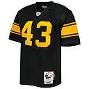 Zennovawear Men's Pittsburgh Steelers 2008 Troy Polamalu Mitchell & Ness Black Throwback Retired Player Jersey