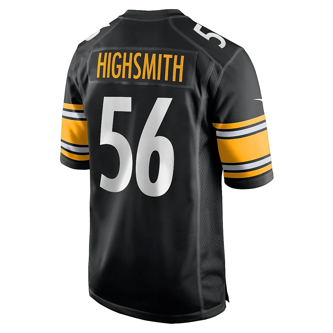 Zennovawear Men's Pittsburgh Steelers Alex Highsmith Black Game Jersey