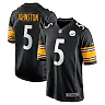 Zennovawear Men's Pittsburgh Steelers Cameron Johnston Black Game Jersey