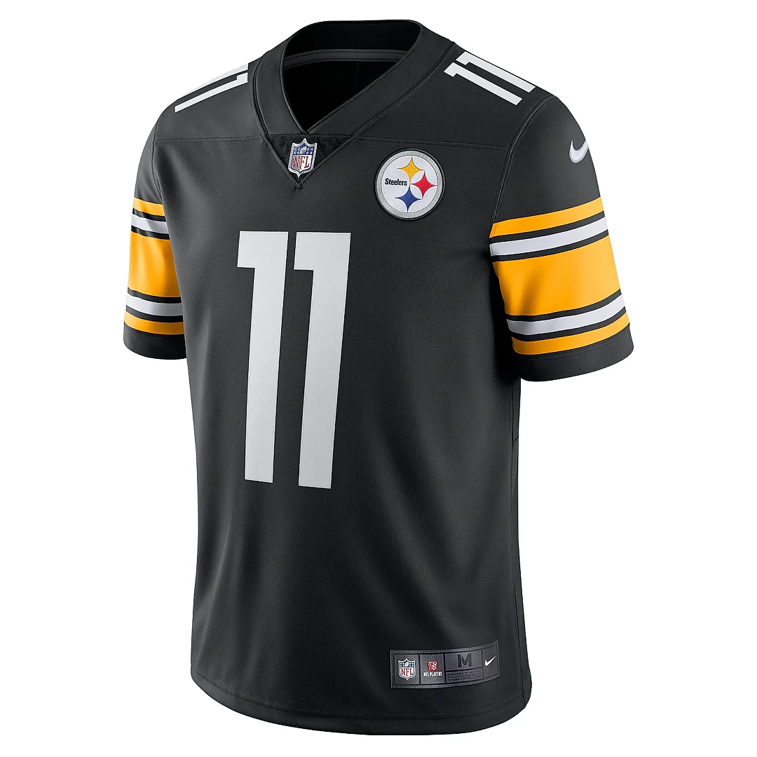 Zennovawear Men's Pittsburgh Steelers Chase Claypool Black Vapor Limited Player Jersey