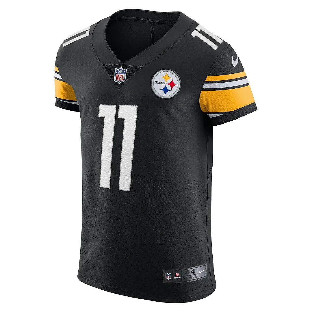 Zennovawear Men's Pittsburgh Steelers Chase Claypool Black Vapor Elite Player Jersey