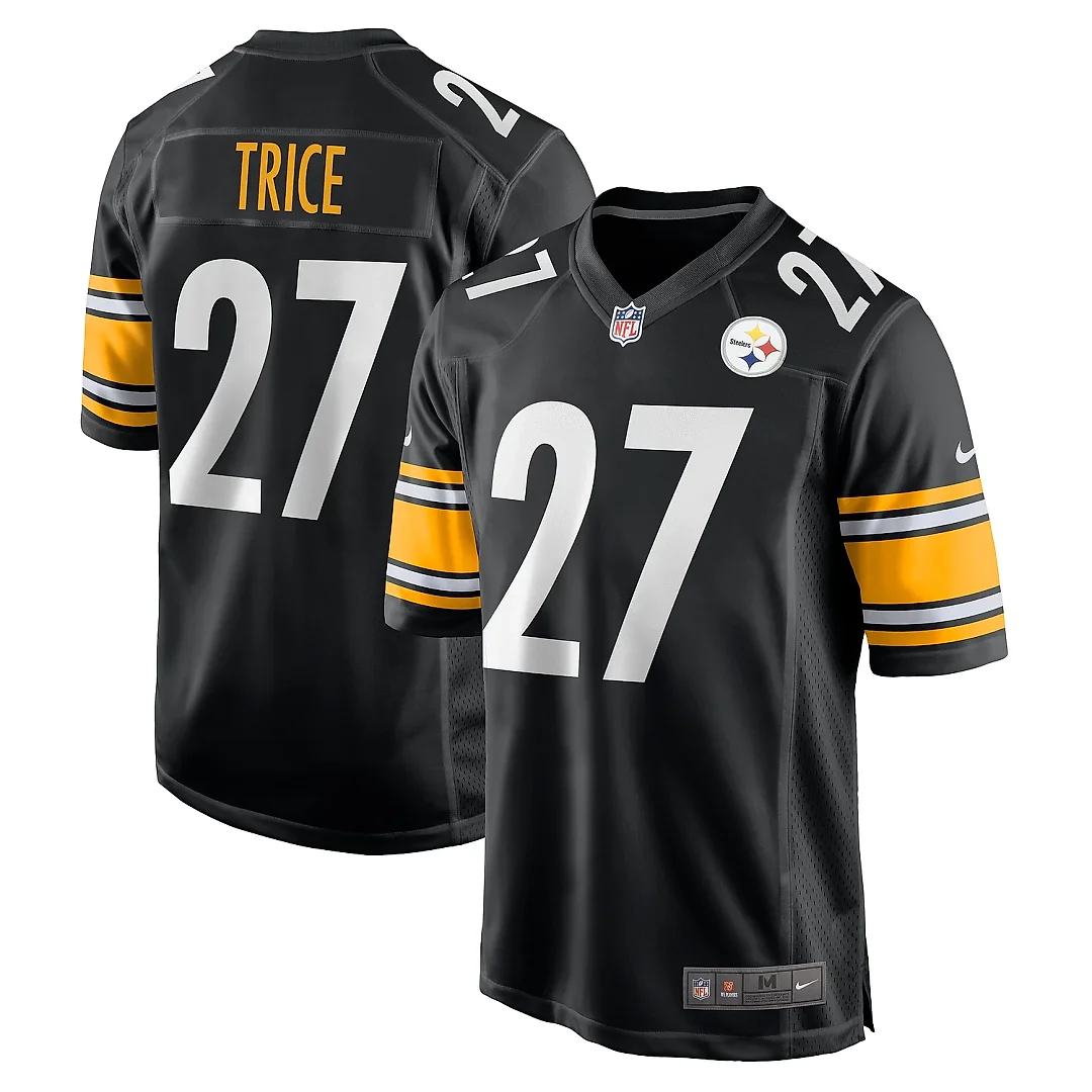 Zennovawear Men's Pittsburgh Steelers Cory Trice Black Game Jersey