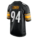 Zennovawear Men's Pittsburgh Steelers Dean Lowry Black Game Jersey