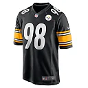 Zennovawear Men's Pittsburgh Steelers DeMarvin Leal Black Game Player Jersey