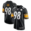 Zennovawear Men's Pittsburgh Steelers DeMarvin Leal Black Game Player Jersey
