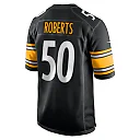Zennovawear Men's Pittsburgh Steelers Elandon Roberts Black Game Jersey
