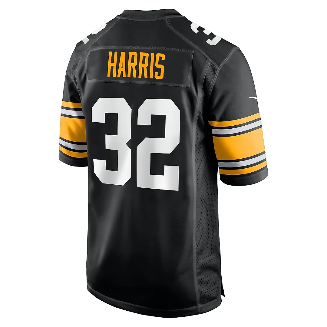 Zennovawear Men's Pittsburgh Steelers Franco Harris Black Alternate Retired Player Jersey
