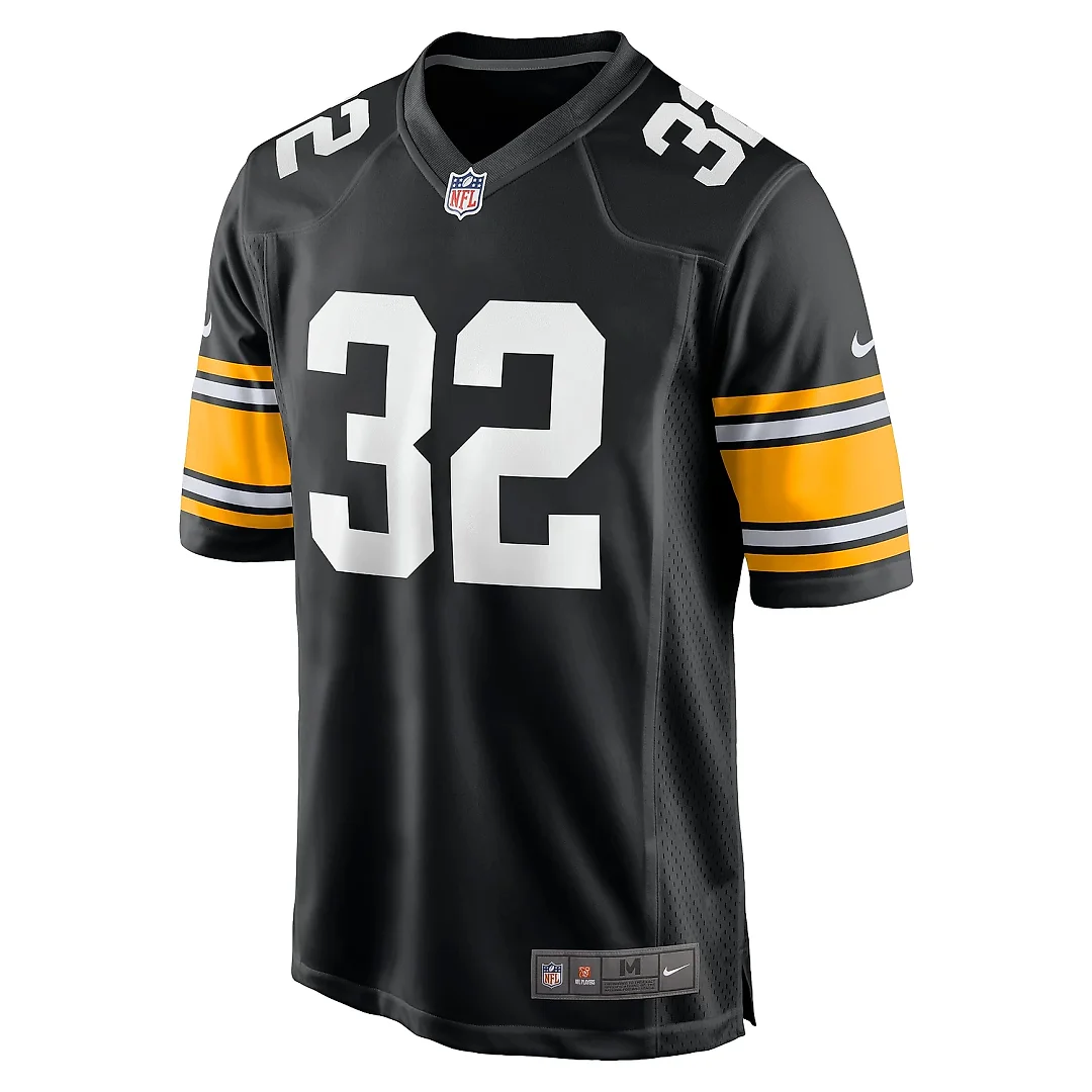 Zennovawear Men's Pittsburgh Steelers Franco Harris Black Alternate Retired Player Jersey